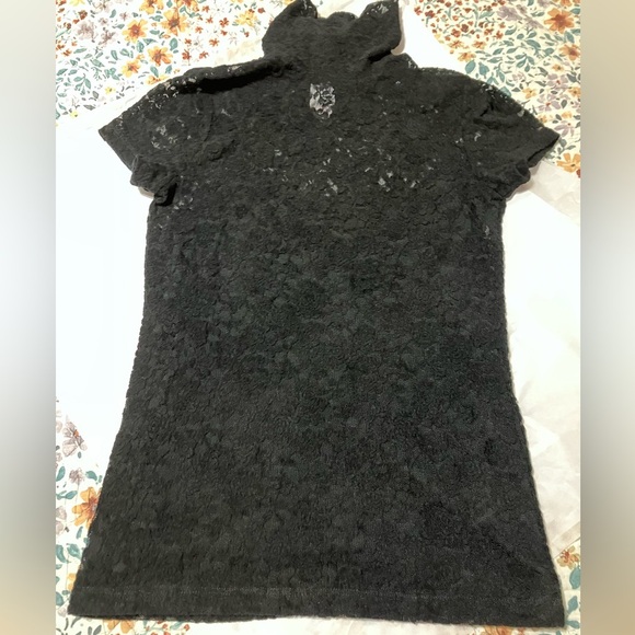 Ralph Lauren Black Lace Blouse - Picture 5 of 9